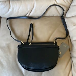 Louise et Cie black leather Medium crossbody bag